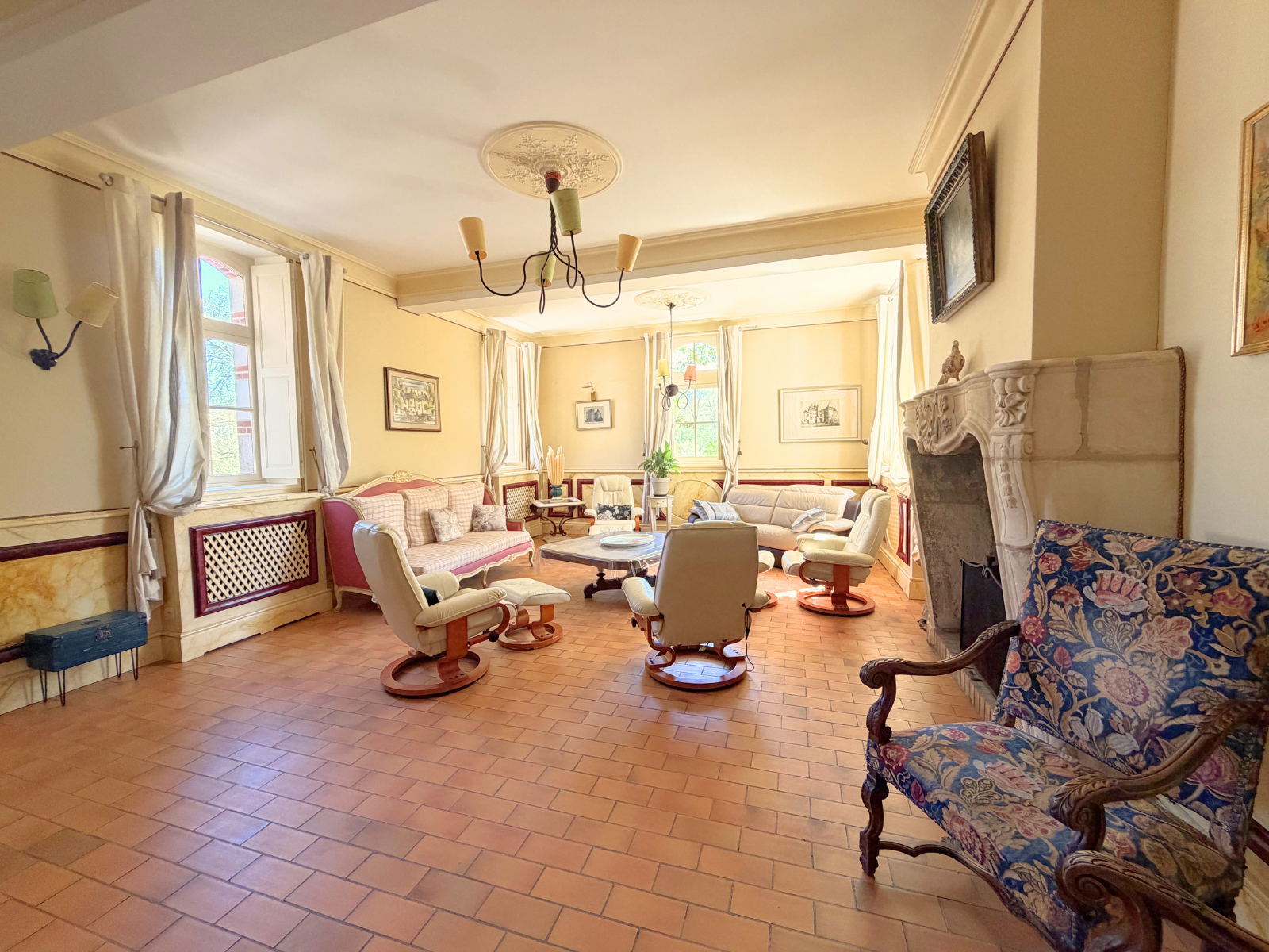 Le Salon de la Roseraie - 50 m²